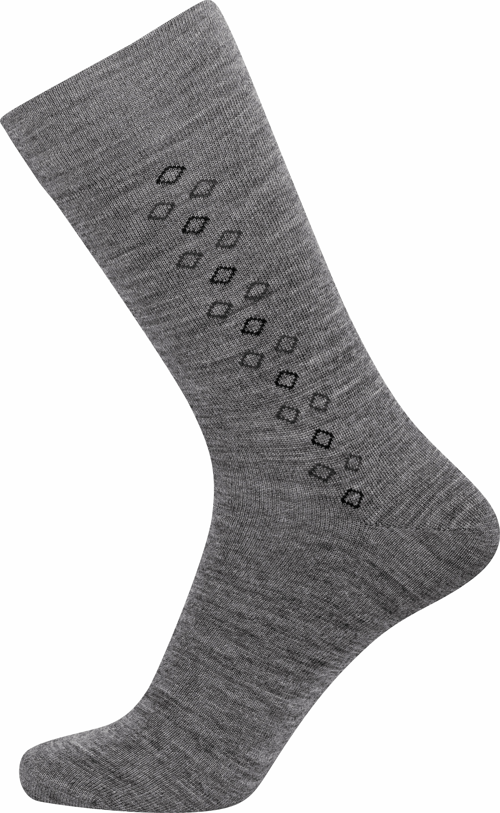 grå med sort mønster